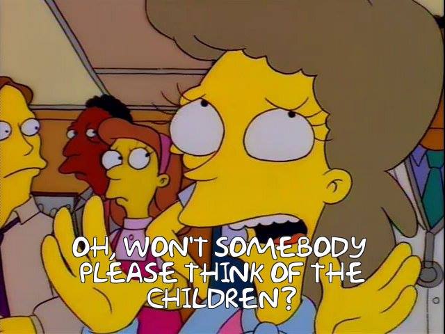 think of the children